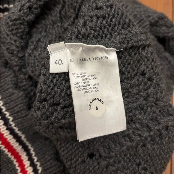 Thom Browne Gray Sweater - Picture 9 of 13